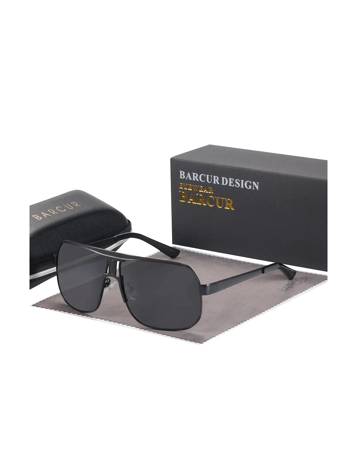 BARCUR Polarized Sports Sunglasses for Men Fashionable Fishing Driving Hiking and Outdoor Eyewear UV400 Protection Gradient Lenses - Courbe et Compagnie
