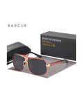 BARCUR Polarized Sports Sunglasses for Men Fashionable Fishing Driving Hiking and Outdoor Eyewear UV400 Protection Gradient Lenses - Courbe et Compagnie