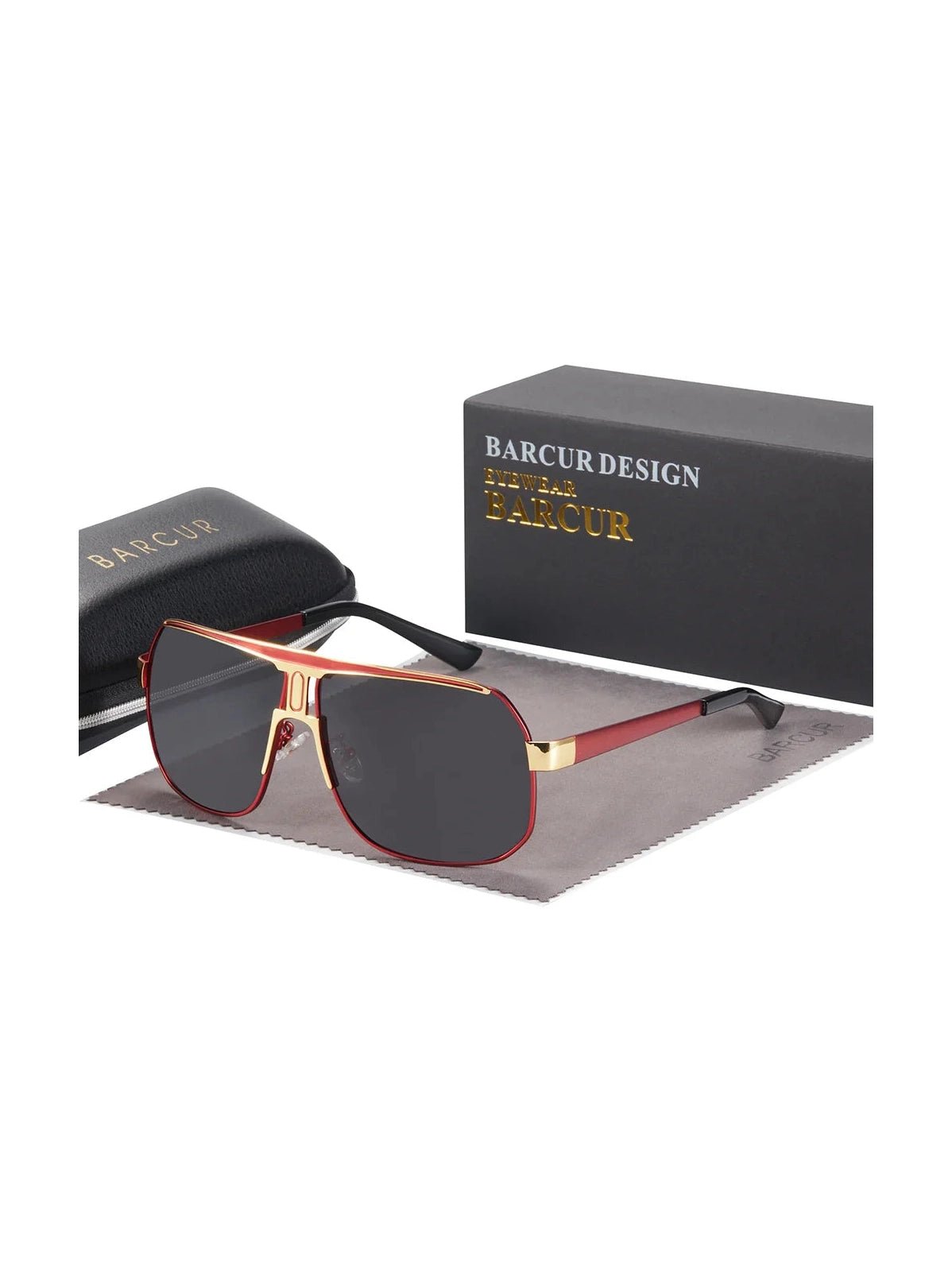 BARCUR Polarized Sports Sunglasses for Men Fashionable Fishing Driving Hiking and Outdoor Eyewear UV400 Protection Gradient Lenses - Courbe et Compagnie