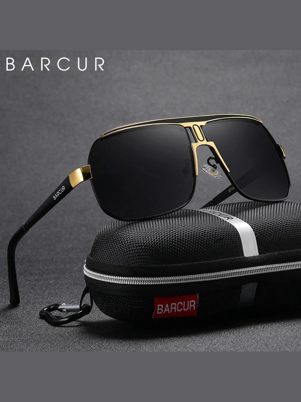 BARCUR Polarized Sports Sunglasses for Men Fashionable Fishing Driving Hiking and Outdoor Eyewear UV400 Protection Gradient Lenses - Courbe et Compagnie