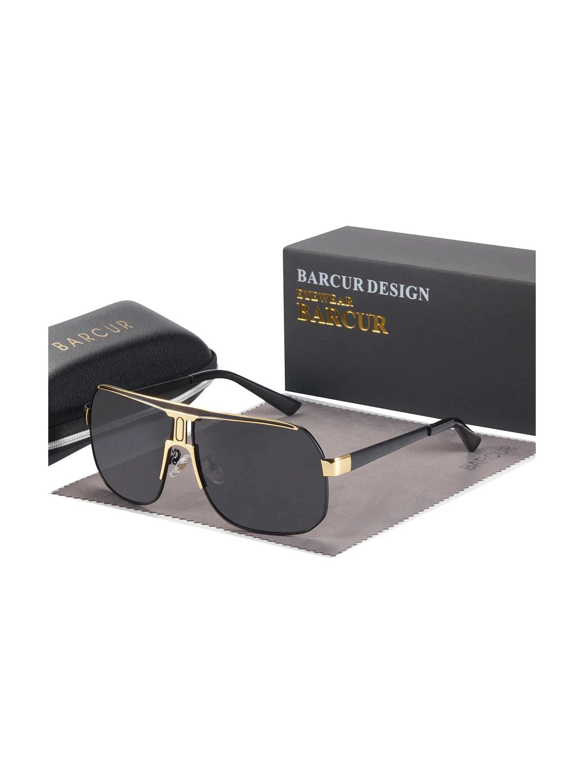 BARCUR Polarized Sports Sunglasses for Men Fashionable Fishing Driving Hiking and Outdoor Eyewear UV400 Protection Gradient Lenses - Courbe et Compagnie