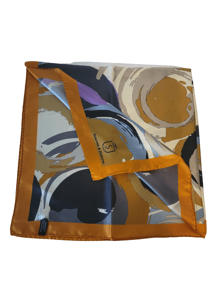BAROCCO 100% ITALIAN SILK SCARF - Courbe et Compagnie