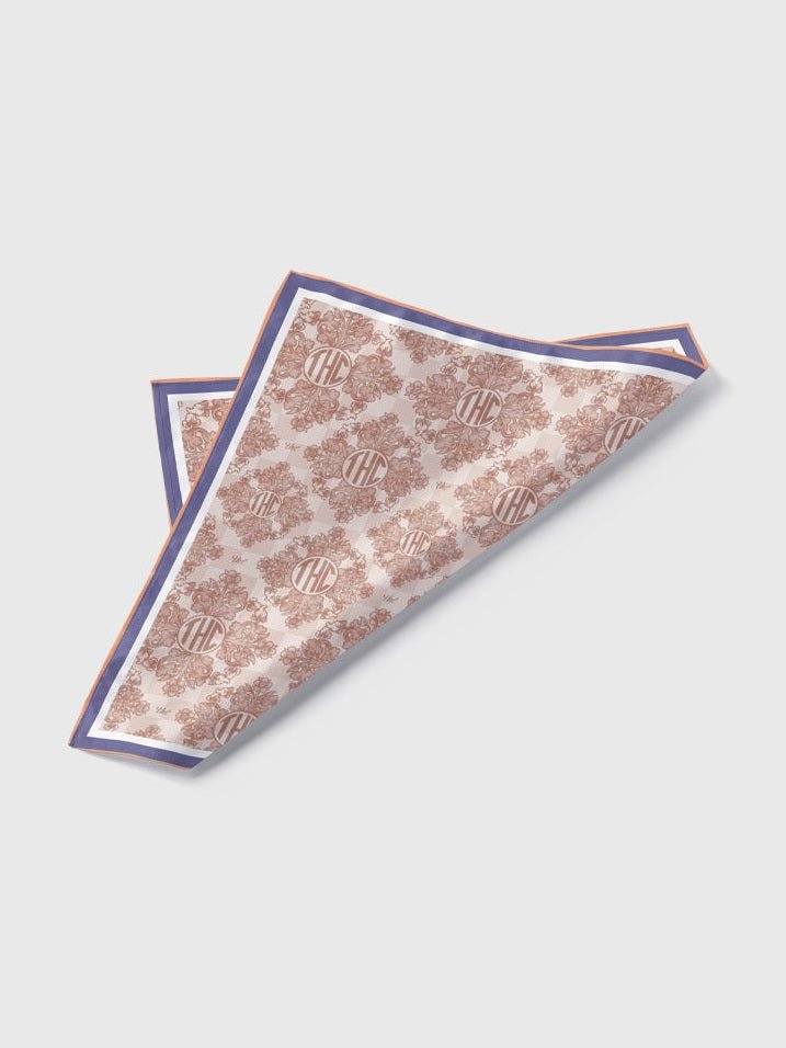 Baroque Flower Silk Scarf - Courbe et Compagnie
