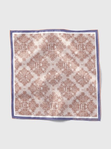 Baroque Flower Silk Scarf - Courbe et Compagnie