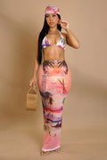 Beach Horizon Swimwear 4-Piece Set - Courbe et Compagnie