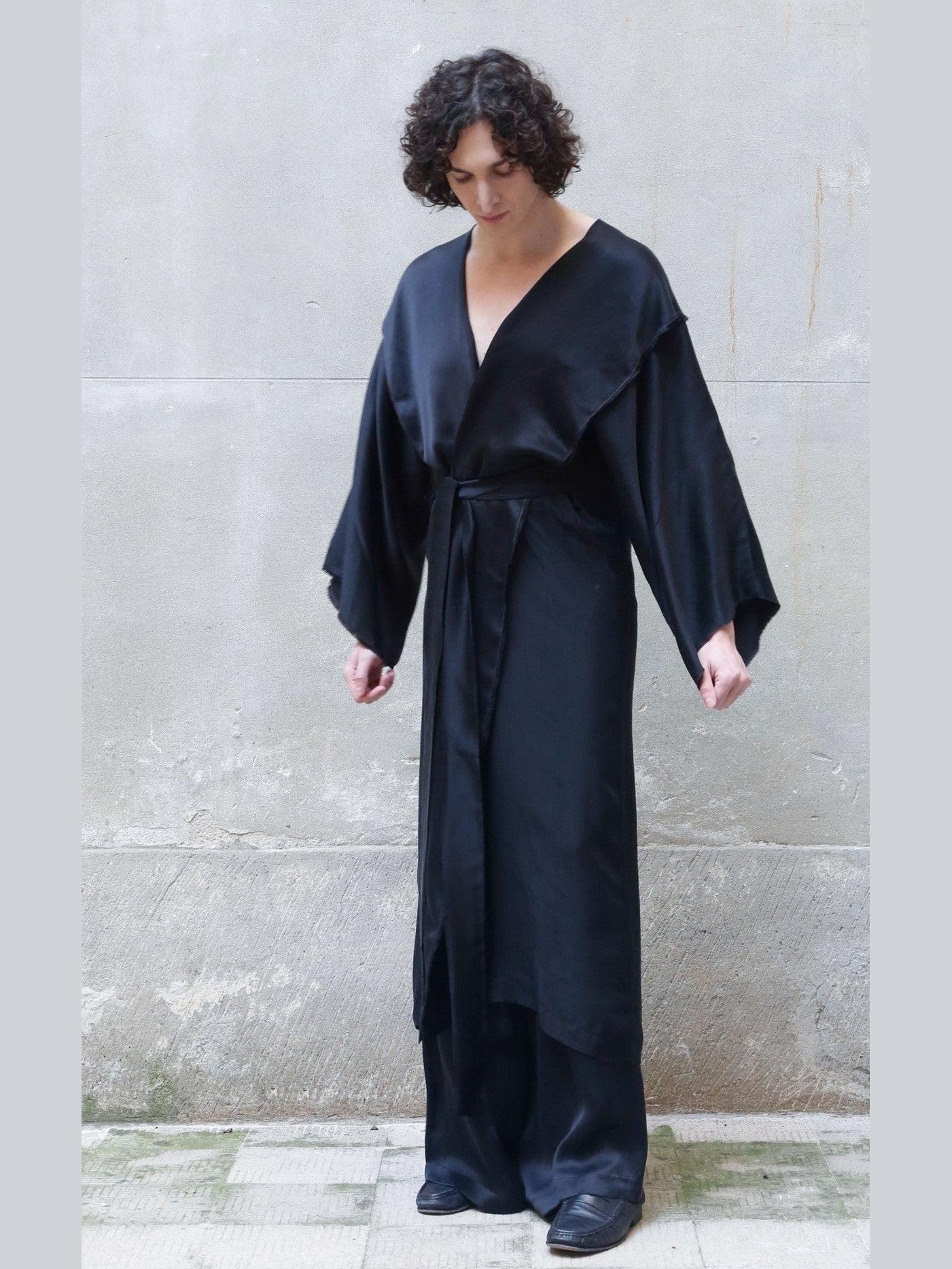 Bemberg Kimono Wrap Dress - Courbe et Compagnie