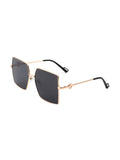 Benazia - Square Oversize Flat Top Large Tinted Women Fashion Sunglasses - Courbe et Compagnie
