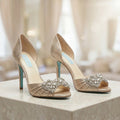 Betsey Johnson Women's Gown Pump — Genuine Leather in Blue - Courbe et Compagnie
