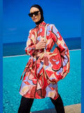 Black Full Coverage Modest Swimwear Set for Women R2515 - Courbe et Compagnie