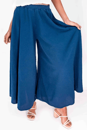 Blanche Pants - 100% Cotton Gauze - Courbe et Compagnie