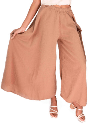 Blanche Pants - 100% Cotton Gauze - Courbe et Compagnie