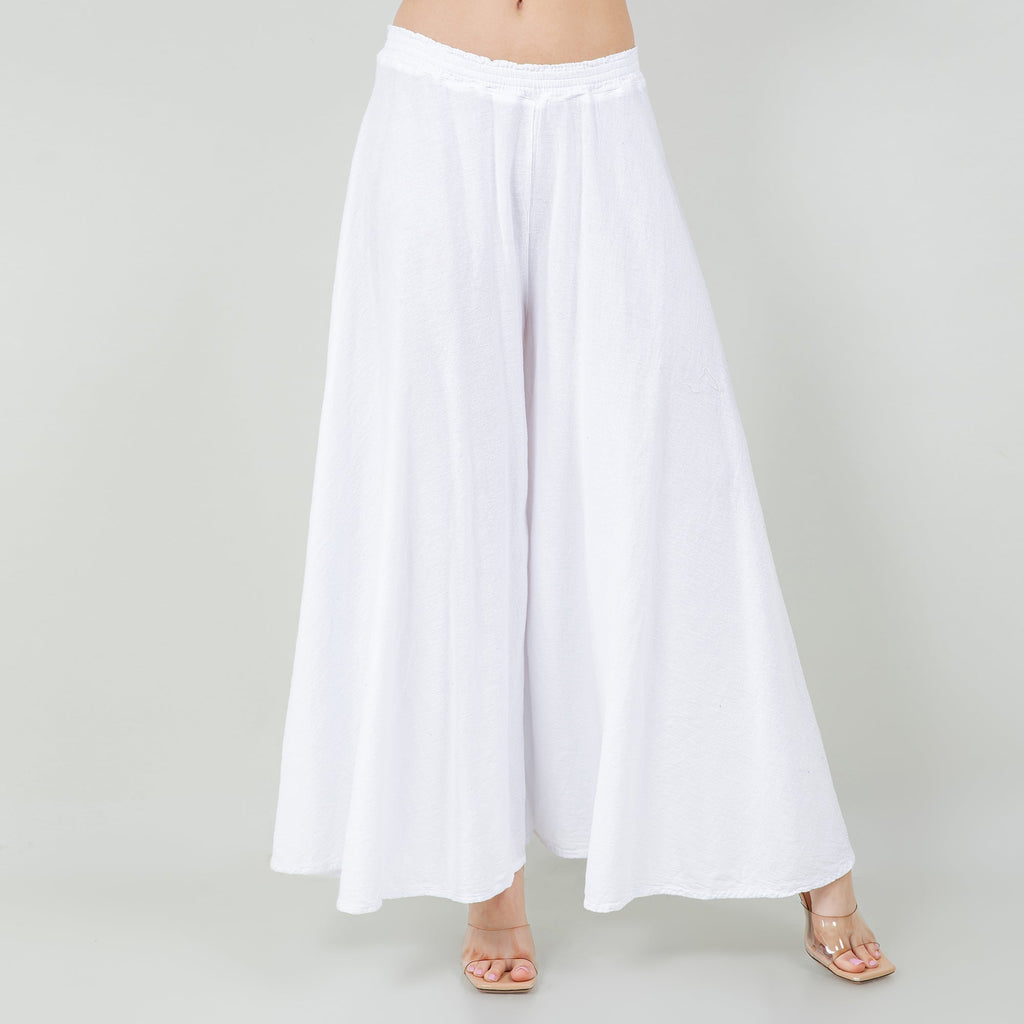 Blanche Pants - 100% Cotton Gauze - Courbe et Compagnie