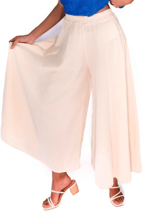 Blanche Pants - 100% Cotton Gauze - Courbe et Compagnie