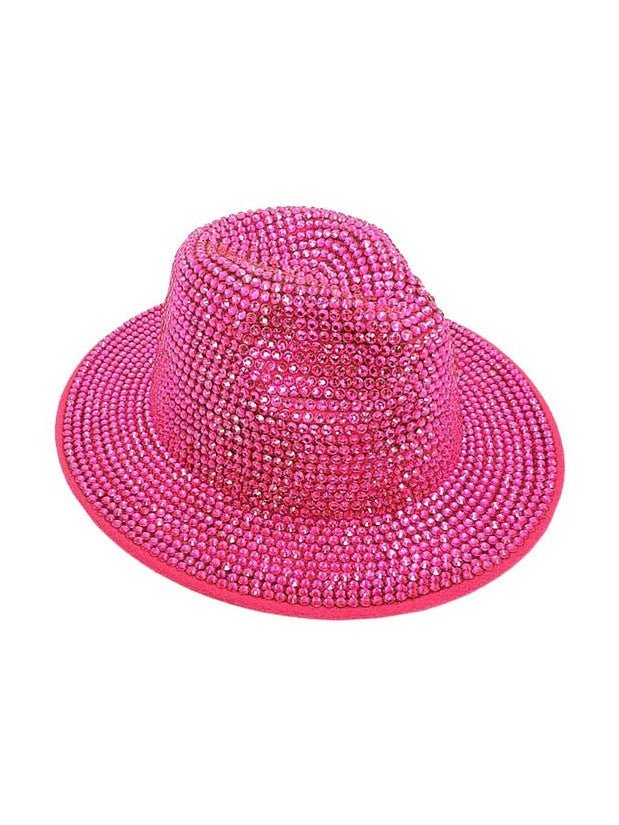 Bling Studded Panama Hat - Courbe et Compagnie