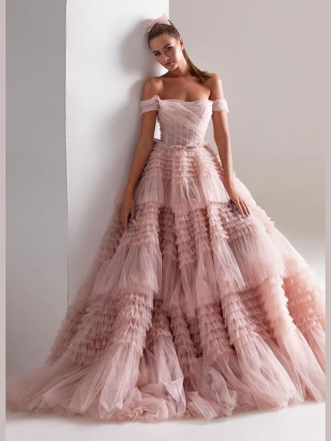 Bubble Sleeve Mesh Maxi Dress - Courbe et Compagnie