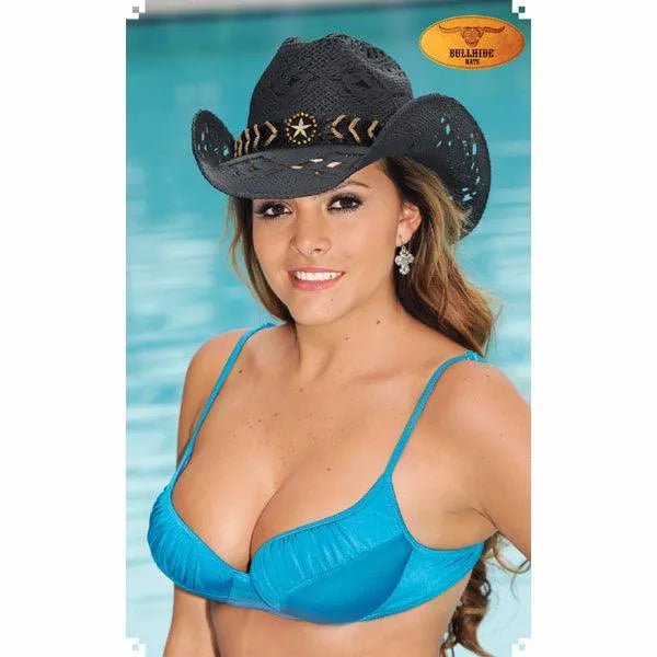 Bullhide Naughty Girl - Straw Cowgirl Hat - Courbe et Compagnie