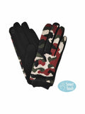 Camouflage Patterned Smart Gloves - Courbe et Compagnie