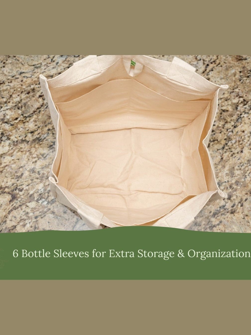 Canvas Grocery Tote Bags - Courbe et Compagnie