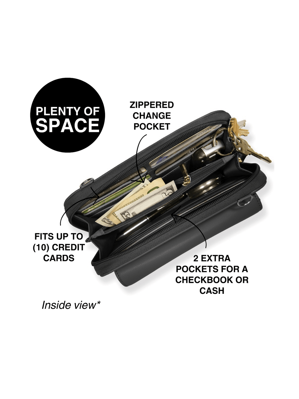 Captiva RFID Touch Screen Purse - Courbe et Compagnie