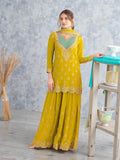 Chiffon Sharara Suit - Courbe et Compagnie