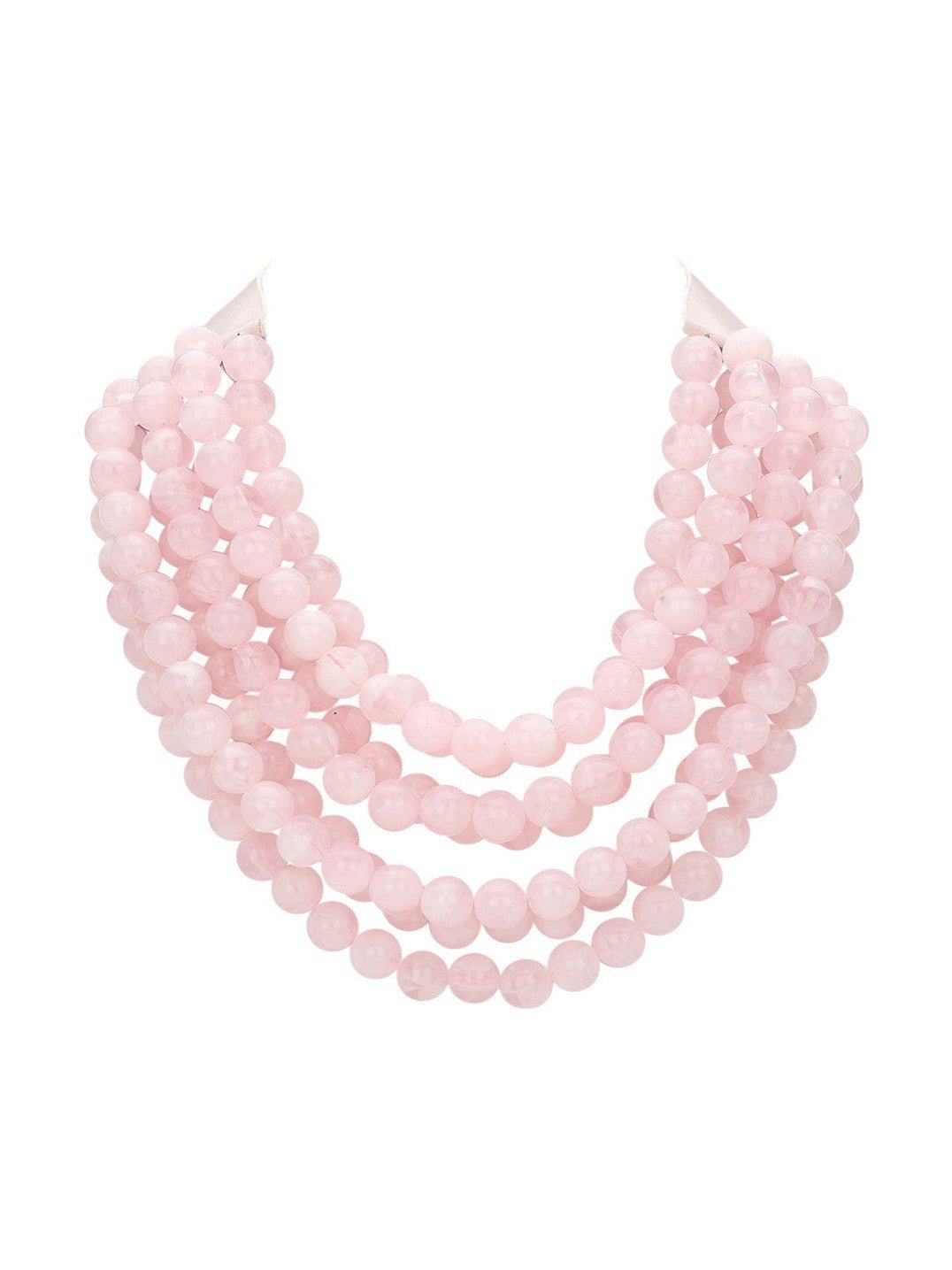 Chunky Multi-Strand Beaded Statement Necklace - Courbe et Compagnie