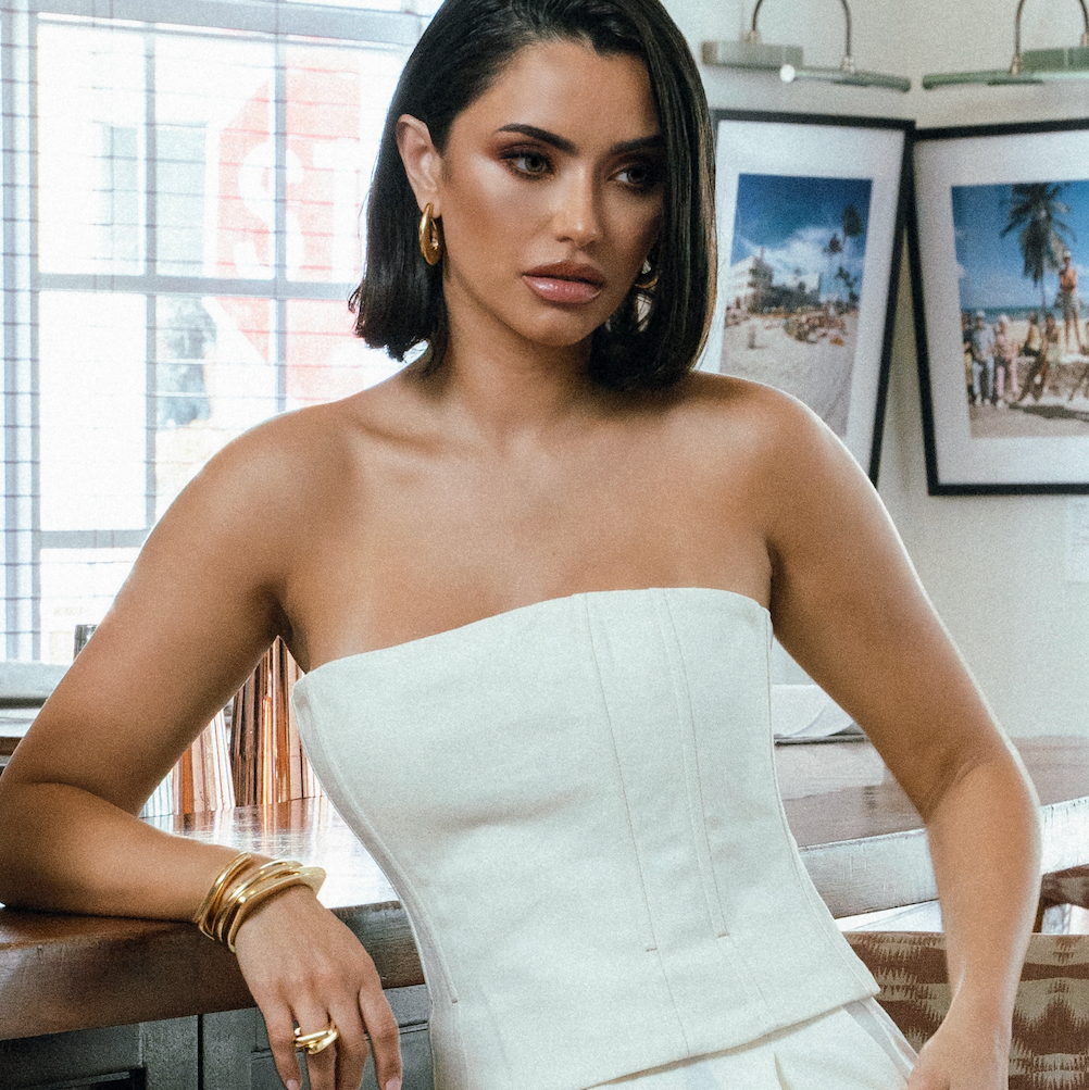 Clara Chunky Gold Hoop Earrings Gold