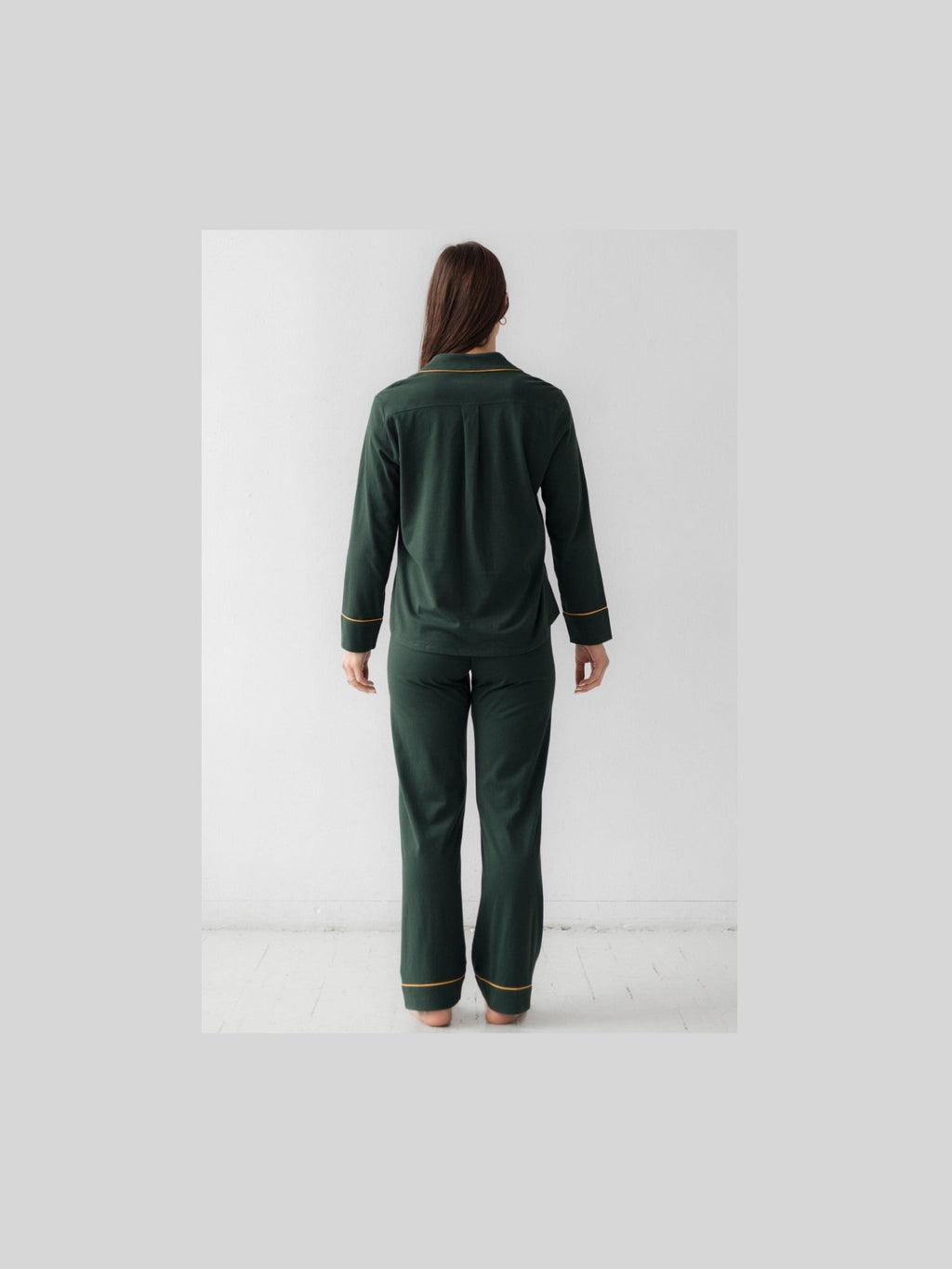 Classic Luxury Pajamas in Brushed Pima Cotton - Courbe et Compagnie