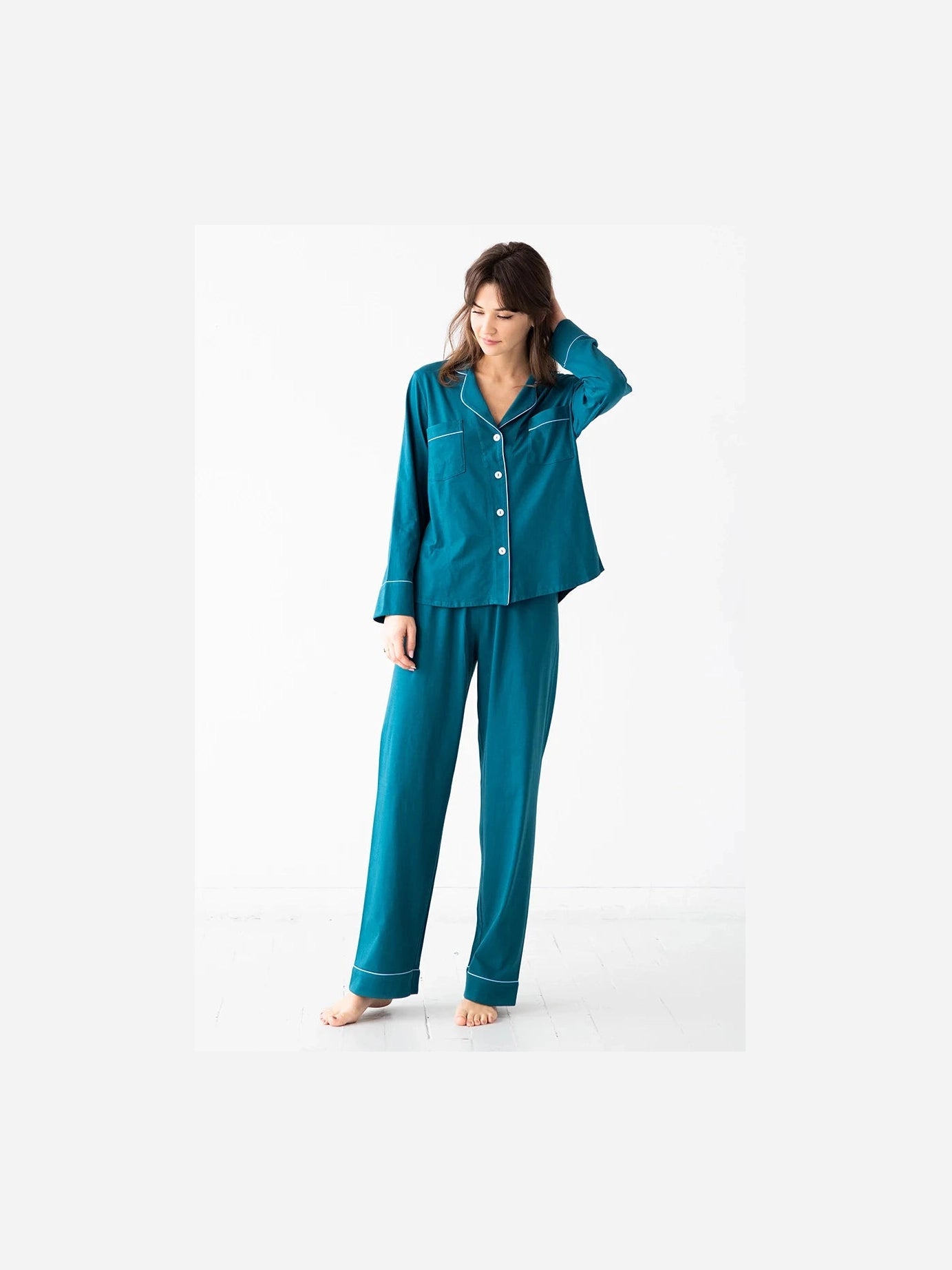 Classic Pajamas in Pima Cotton - Courbe et Compagnie