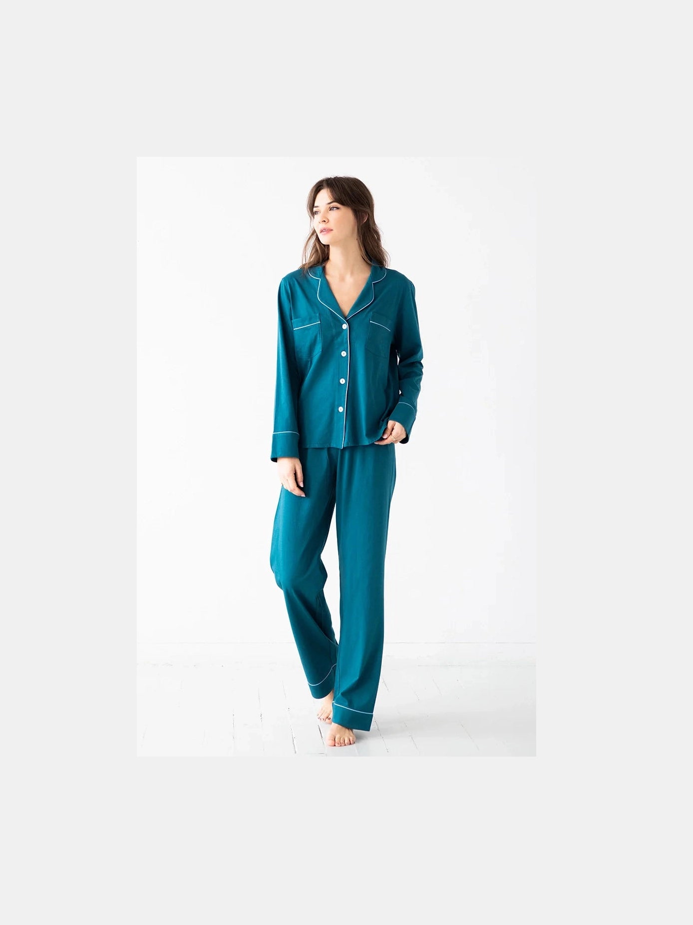 Classic Pajamas in Pima Cotton - Courbe et Compagnie