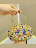Clutch Purses for Women Evening Bag Nude Purse Luxury Handbag Bride Wallet Glitter Multicolor Rhinestone Bags - Courbe et Compagnie