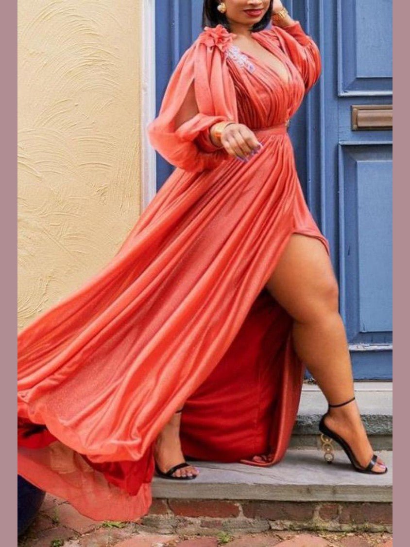 Commuter European And American Plus Size Women's Dress - Courbe et Compagnie