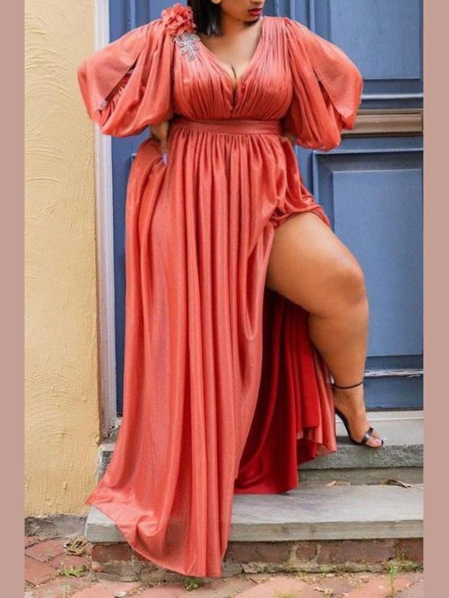 Commuter European And American Plus Size Women's Dress - Courbe et Compagnie
