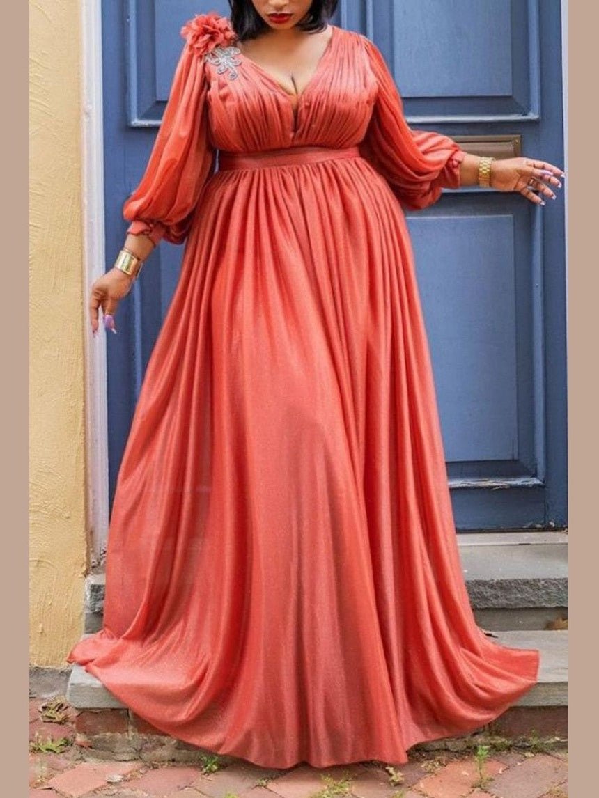 Commuter European And American Plus Size Women's Dress - Courbe et Compagnie