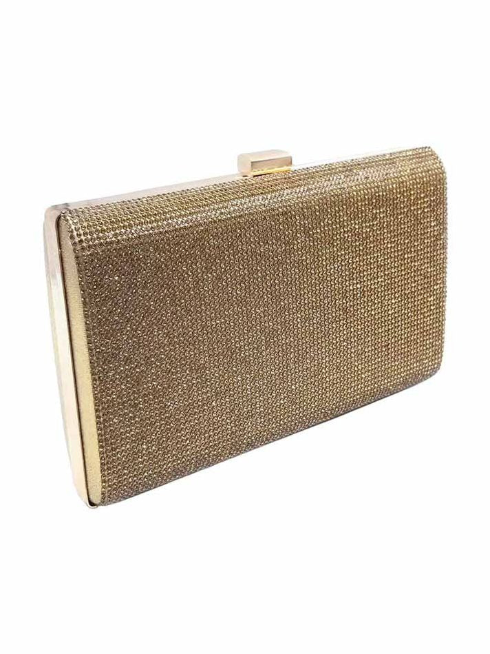 Crystal Shimmery Evening Clutch Bag - Courbe et Compagnie