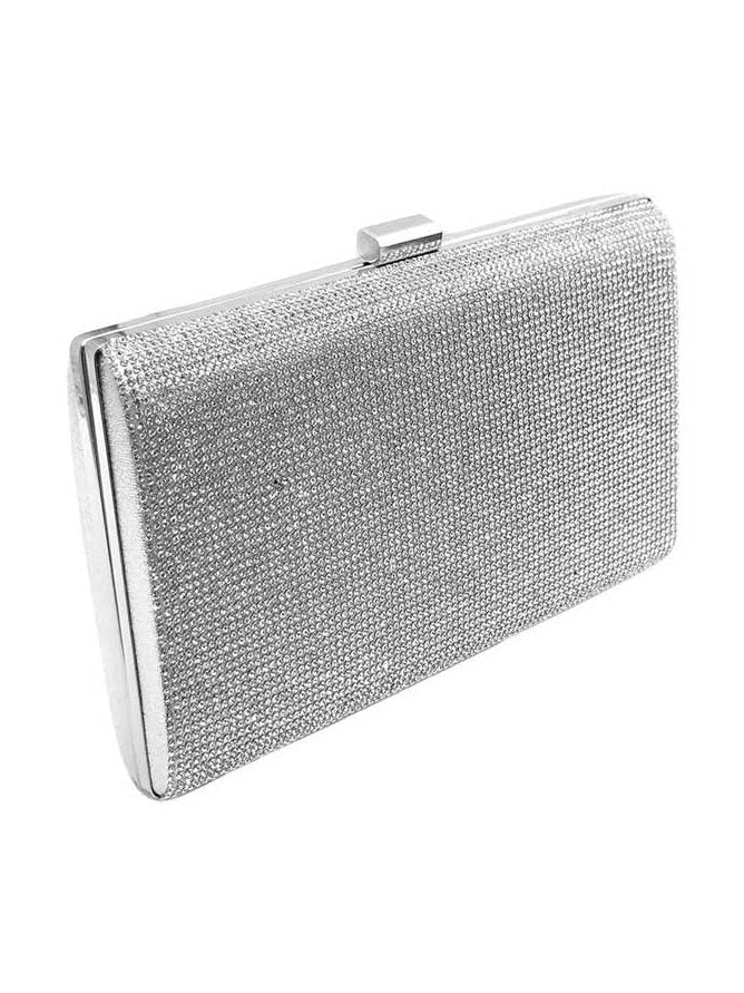 Crystal Shimmery Evening Clutch Bag - Courbe et Compagnie