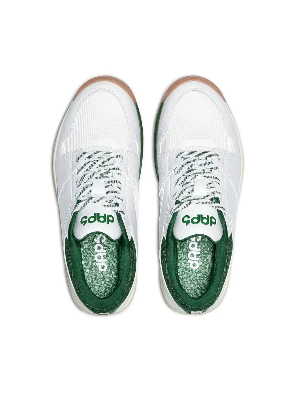 DAPS DESI Low – Green/White – Women’s Pickleball Shoes - Courbe et Compagnie