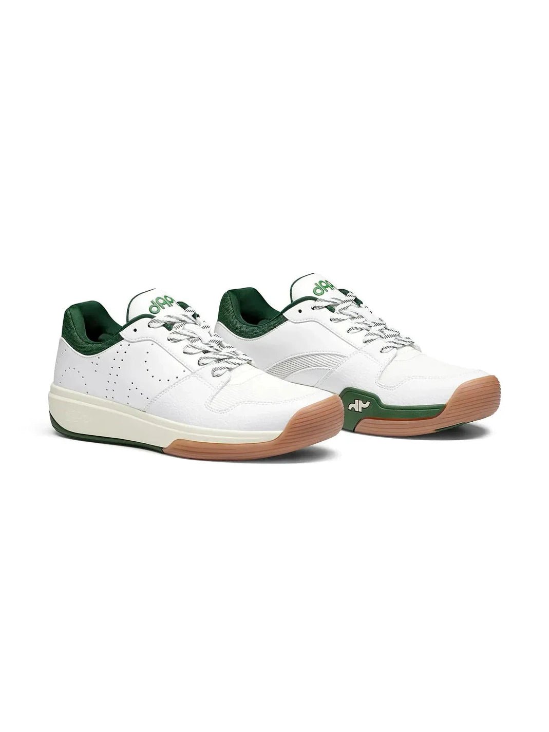 DAPS DESI Low – Green/White – Women’s Pickleball Shoes - Courbe et Compagnie