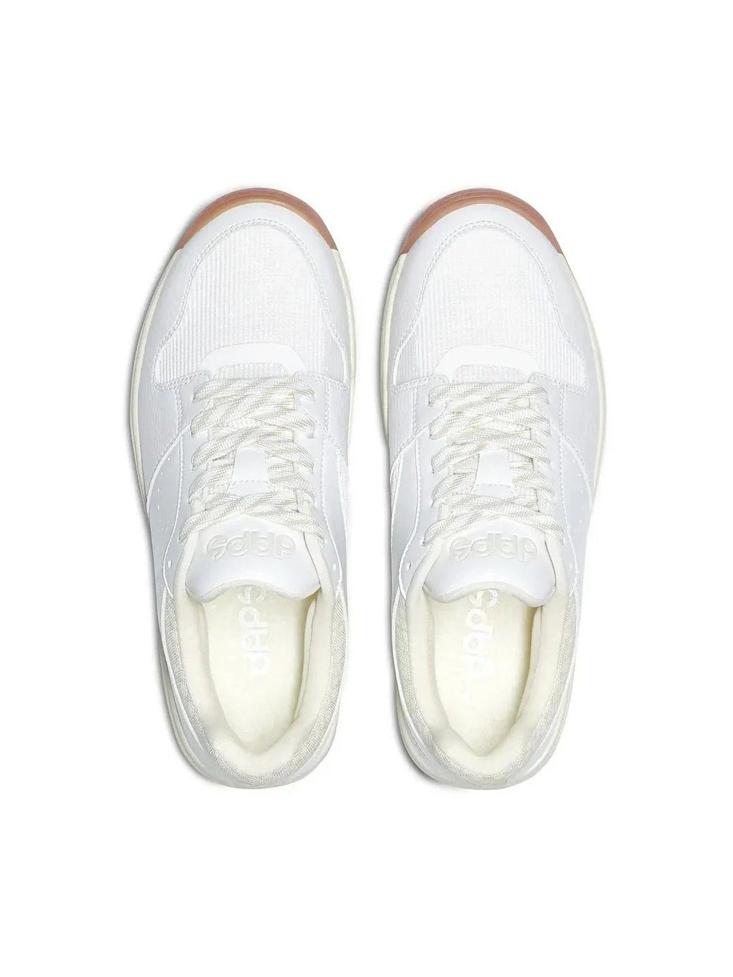 DAPS DESI Low – White/Cream – Women’s Pickleball Shoes - Courbe et Compagnie