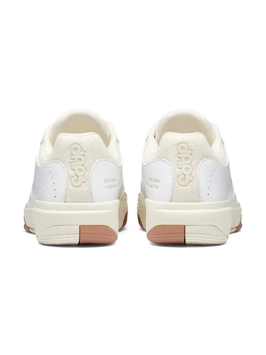 DAPS DESI Low – White/Cream – Women’s Pickleball Shoes - Courbe et Compagnie