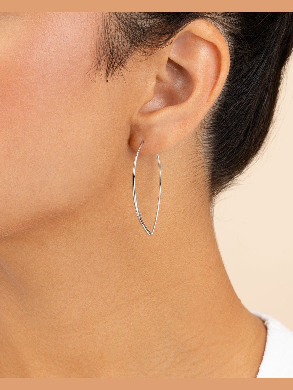 Delicate Threader Hoop Earrings Set of 2 - Courbe et Compagnie