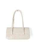 Design oil wax leather shoulder armpit bag, stylish tote bag, top handle purse for women - Courbe et Compagnie