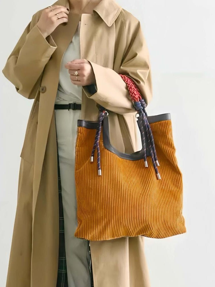 Designer Gentle Beam Tote Bag - Courbe et Compagnie