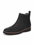 Dr. Scholl's Women's Northbound Ankle Boot Black Smooth Size 8 W - Courbe et Compagnie