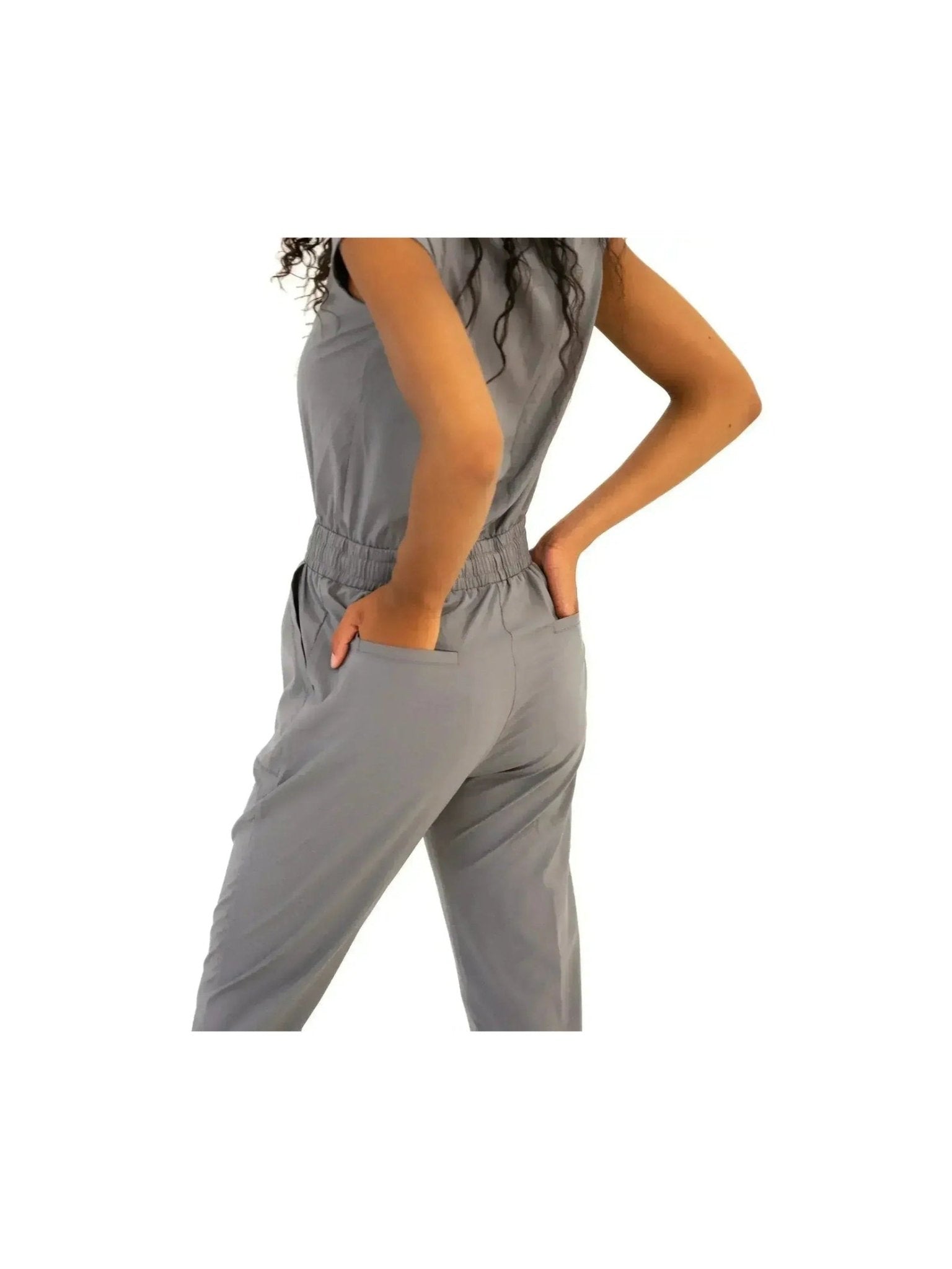 DT UNITY Jumpsuit in Cement - Courbe et Compagnie