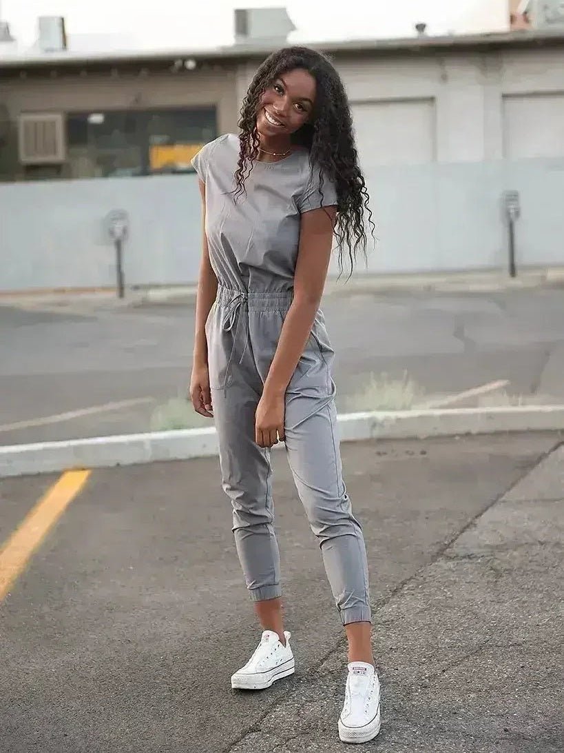 DT UNITY Jumpsuit in Cement - Courbe et Compagnie