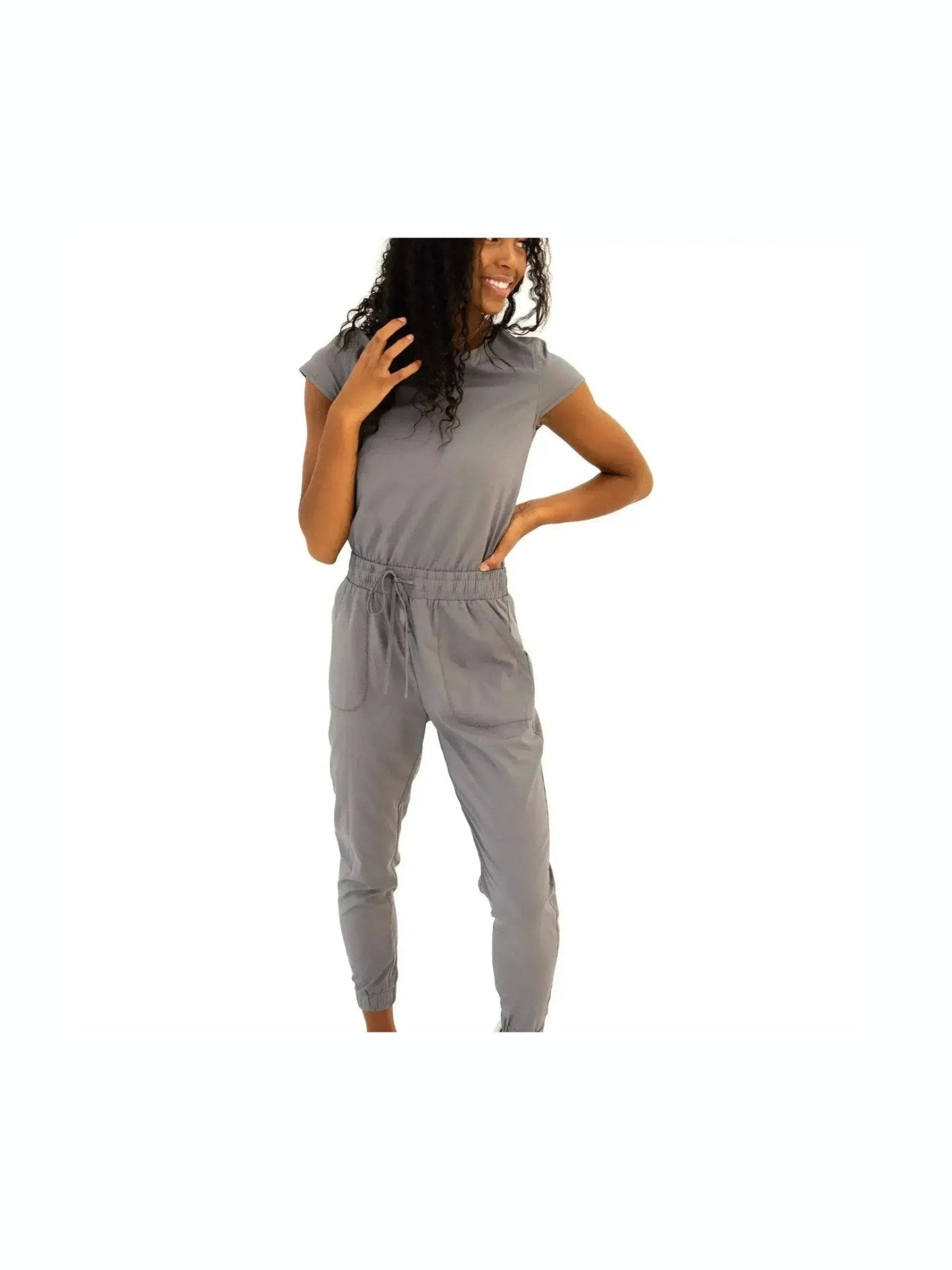 DT UNITY Jumpsuit in Cement - Courbe et Compagnie
