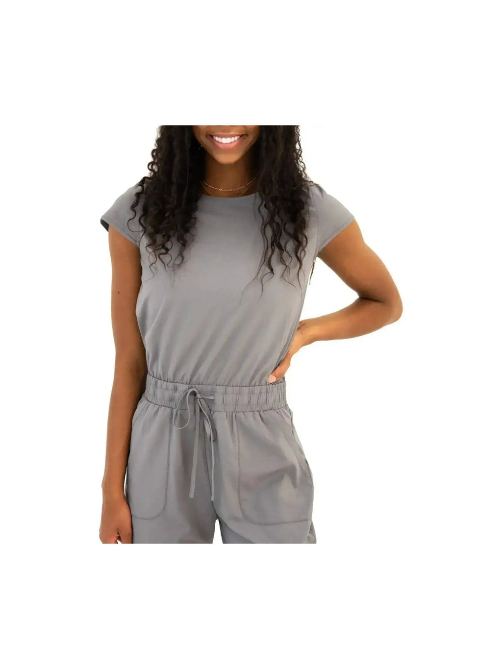 DT UNITY Jumpsuit in Cement - Courbe et Compagnie