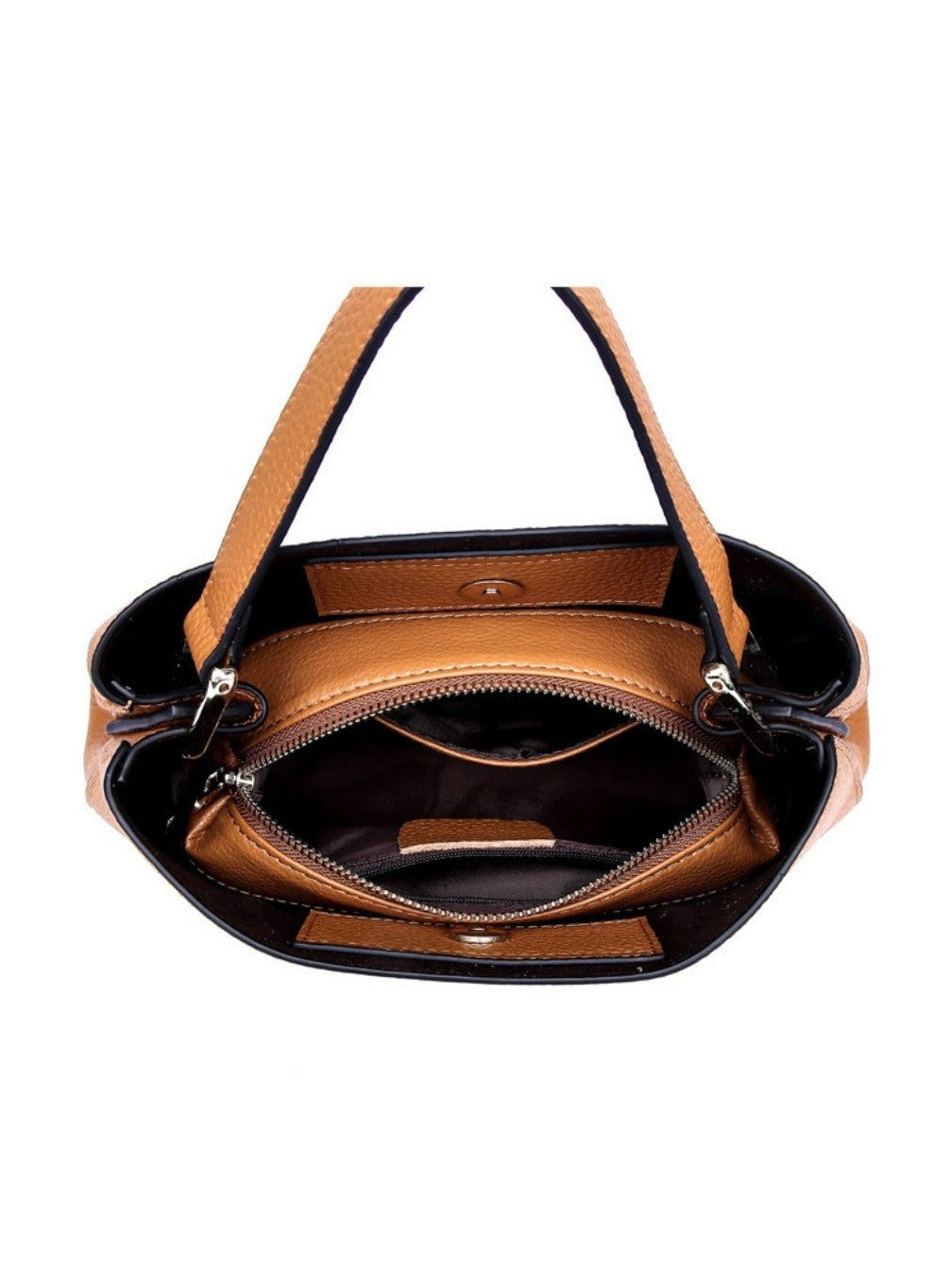 Elegant Genuine Leather Handbag - Fashionable Casual Leather Tote Purse & Shoulder Crossbody Bag for Women - Courbe et Compagnie
