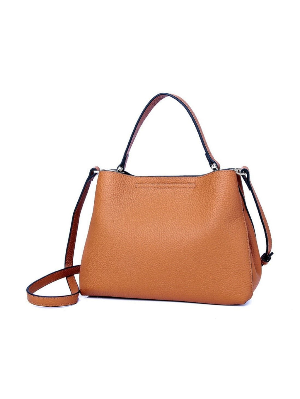 Elegant Genuine Leather Handbag - Fashionable Casual Leather Tote Purse & Shoulder Crossbody Bag for Women - Courbe et Compagnie