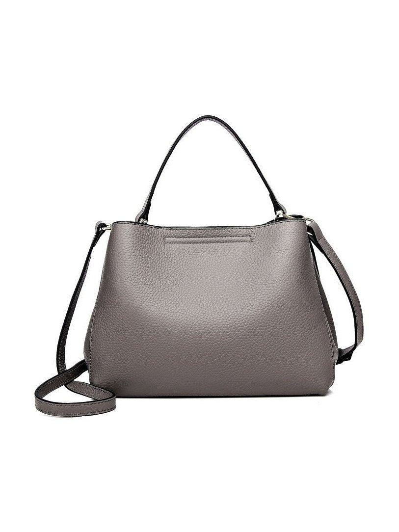 Elegant Genuine Leather Handbag - Fashionable Casual Leather Tote Purse & Shoulder Crossbody Bag for Women - Courbe et Compagnie